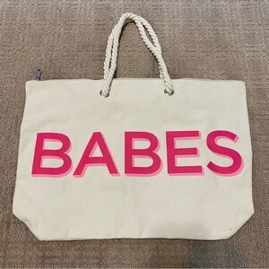 New - "Babes" Canvas Tote Bag
